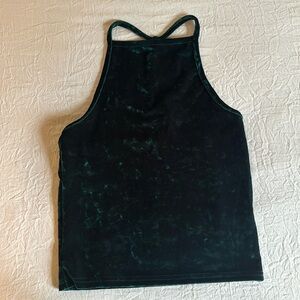 Urban Outfitters Velvet Green Tank Top XS